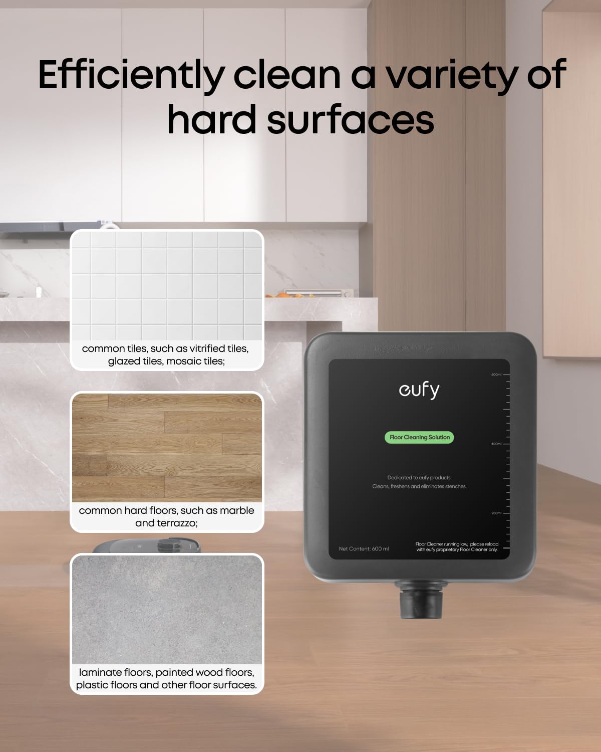eufy Omni E25 golvrengöringslösning