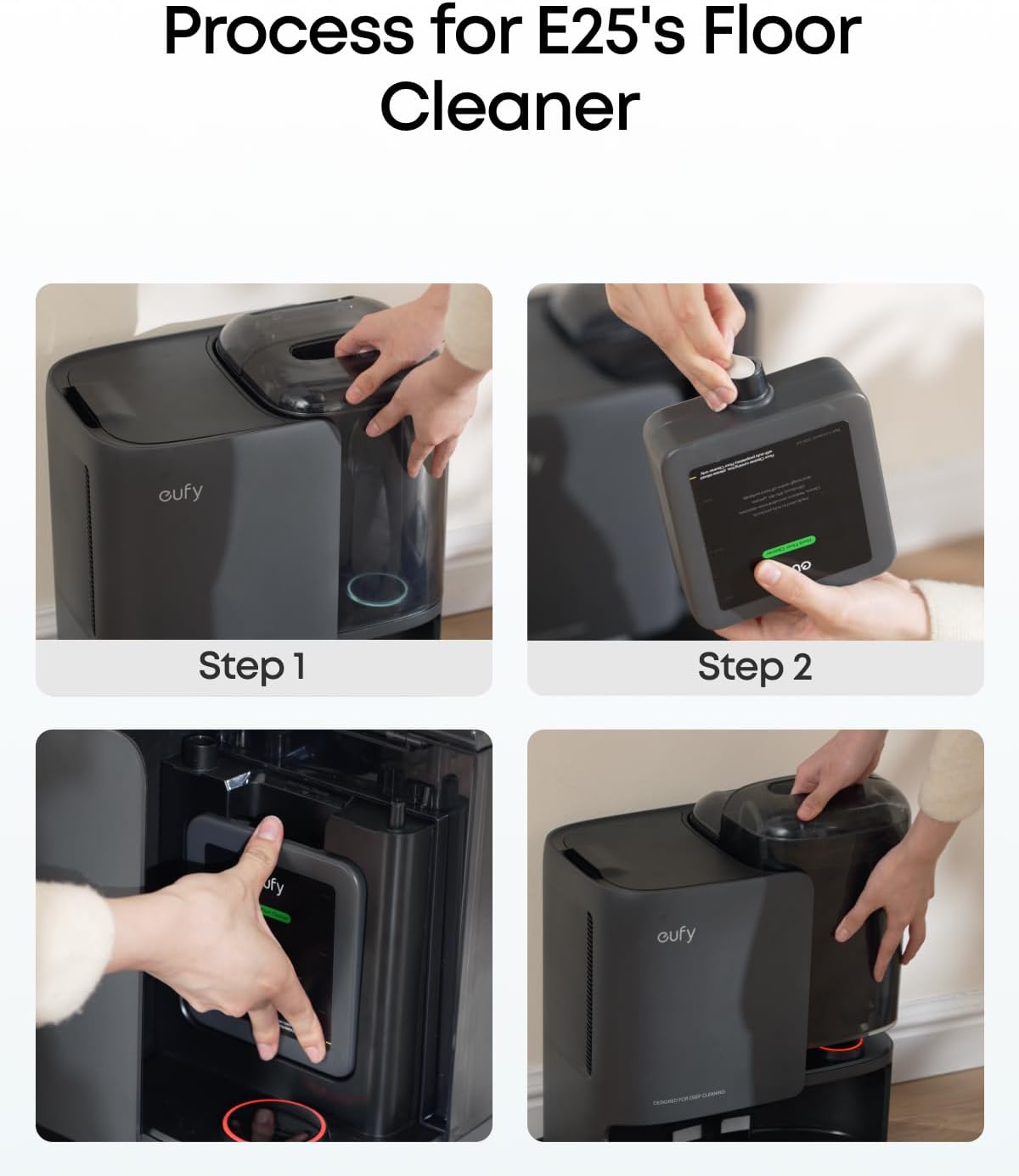 eufy Omni E25 golvrengöringslösning